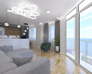 Дизайн квартиры 61 кв.м. в современном стиле(реализованный проект) 23
