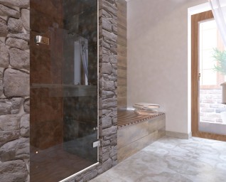 Дизайн ванной с окном 6