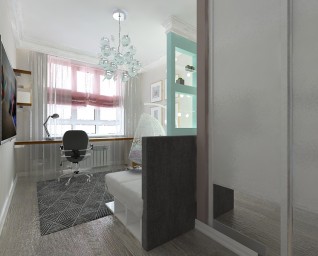 дизайн квартиры 60кв.м г.Москва 19