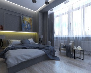 дизайн квартиры 80 кв.м  г.Саратов ЖК Столица 11