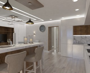 Дизайн квартиры 120 кв.м 2