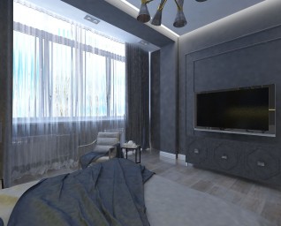 дизайн квартиры 80 кв.м  г.Саратов ЖК Столица 9