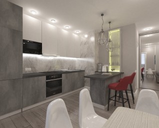 квартира 56 кв.м. ЖК Европейский 8