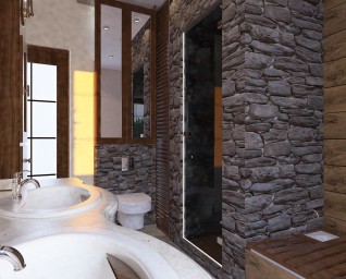 Дизайн ванной с окном 5
