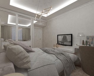 Дизайн квартиры 61 кв.м. в современном стиле(реализованный проект) 2