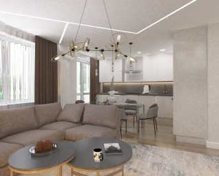 Дизайн квартиры 111 кв.м 3