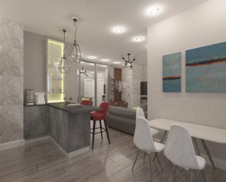 квартира 56 кв.м. ЖК Европейский 6
