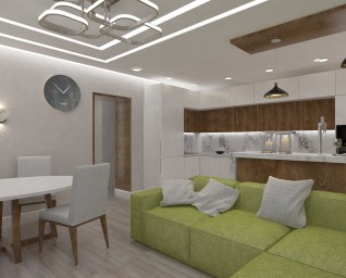 Дизайн квартиры 120 кв.м 1
