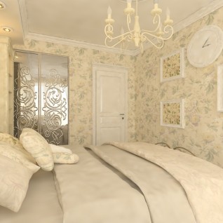 Дизайн спальни для девушки 10 м.кв. 1
